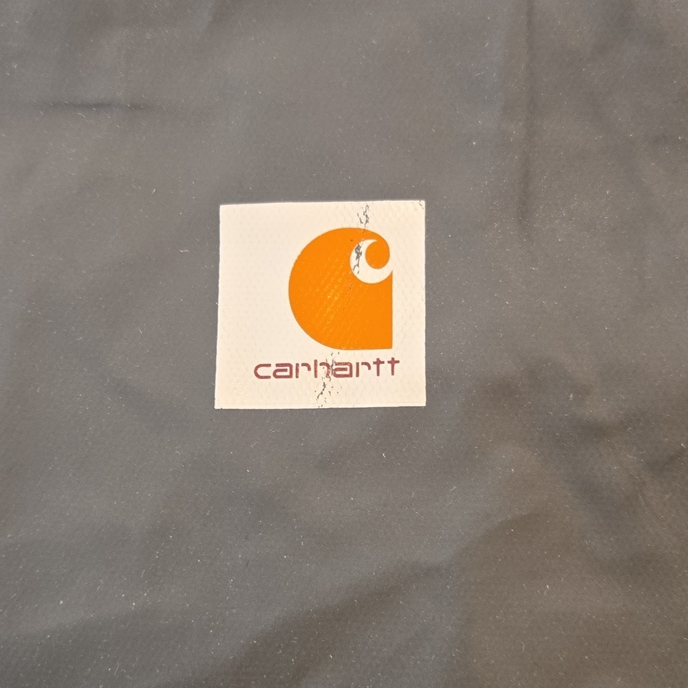 NWT Carhartt Hooded Waterproof Lightweight Rain Coat Mens 3XL Tall Olive Green - Picture 12 of 13